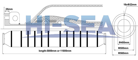 DN400 Dredge Self Floating Rubber Hose Drawing561523.jpg DN400 Dredge Self Floating Rubber Hose Drawing.jpg
